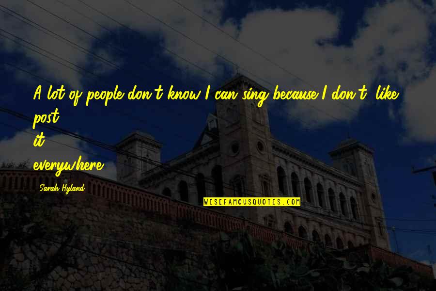 Phantom Tollbooth King Azaz Quotes By Sarah Hyland: A lot of people don't know I can
