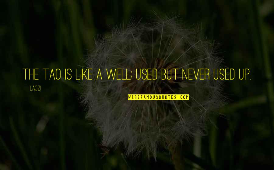 Phedonas Quotes By Laozi: The Tao is like a well; used but