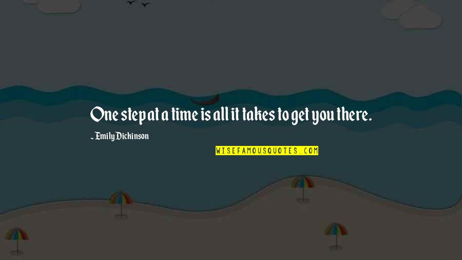 Phil Karlton Quotes By Emily Dickinson: One step at a time is all it Phil Karlton Quotes By Emily Dickinson: One step at a time is all it