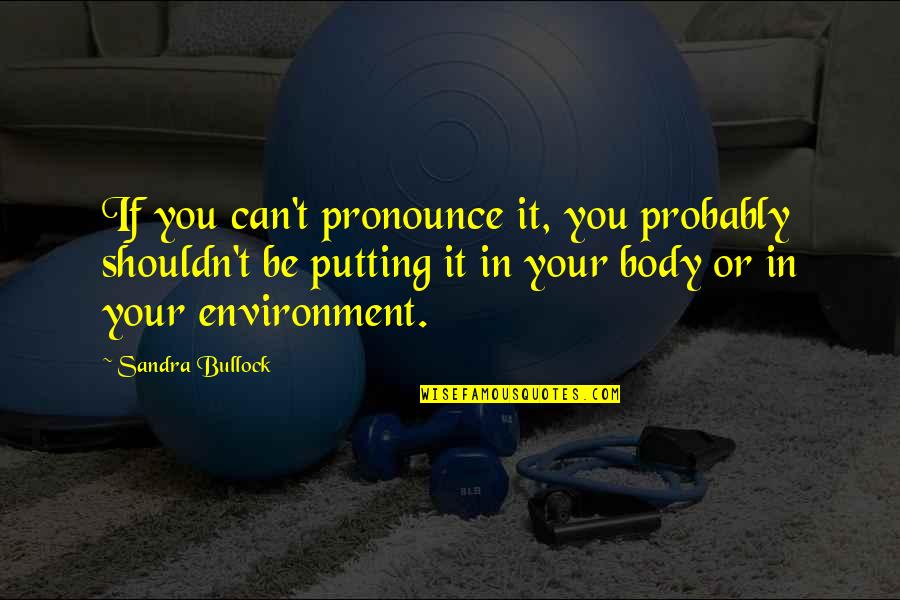 Phil Mckinney Quotes By Sandra Bullock: If you can't pronounce it, you probably shouldn't Phil Mckinney Quotes By Sandra Bullock: If you can't pronounce it, you probably shouldn't