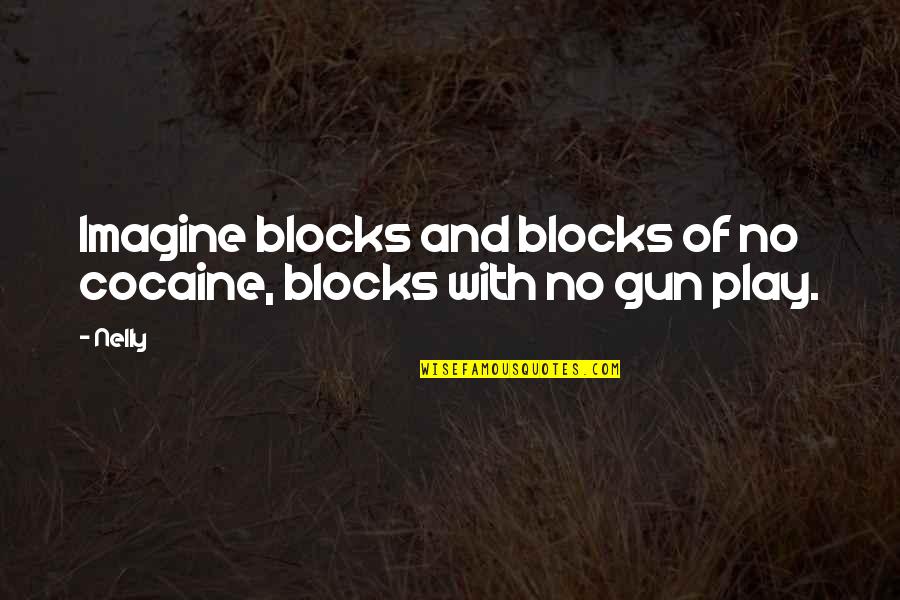 Phoebe Phalange Quotes By Nelly: Imagine blocks and blocks of no cocaine, blocks