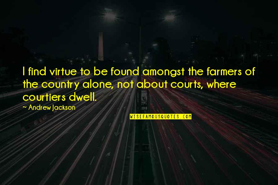 Phone Calls In The Great Gatsby Quotes By Andrew Jackson: I find virtue to be found amongst the