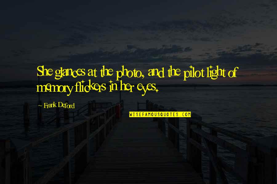 Photo And Quotes By Frank Deford: She glances at the photo, and the pilot