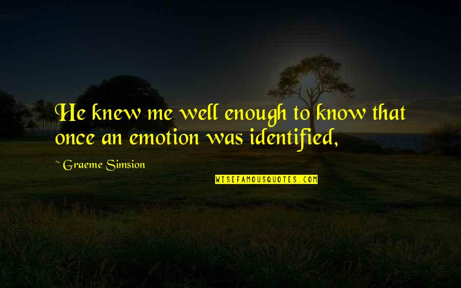 Phototherapy For Jaundice Quotes By Graeme Simsion: He knew me well enough to know that Phototherapy For Jaundice Quotes By Graeme Simsion: He knew me well enough to know that