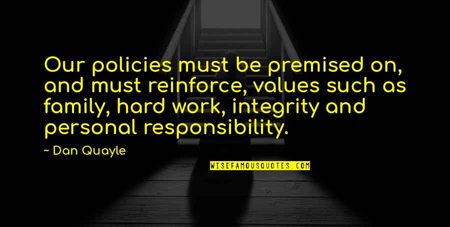 Php Allow Quotes By Dan Quayle: Our policies must be premised on, and must Php Allow Quotes By Dan Quayle: Our policies must be premised on, and must