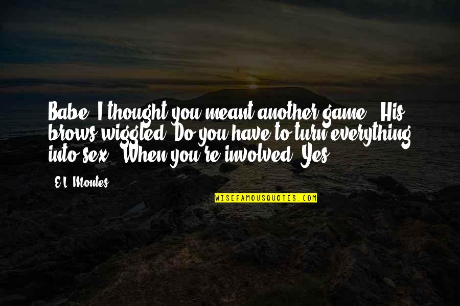 Php Ignore Double Quotes By E.L. Montes: Babe, I thought you meant another game." His