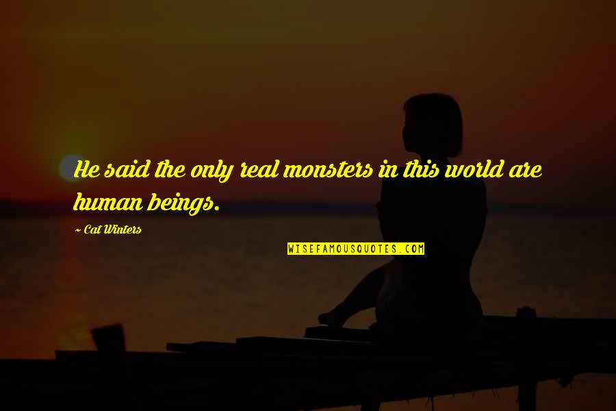 Php Implode Array To String With Quotes By Cat Winters: He said the only real monsters in this