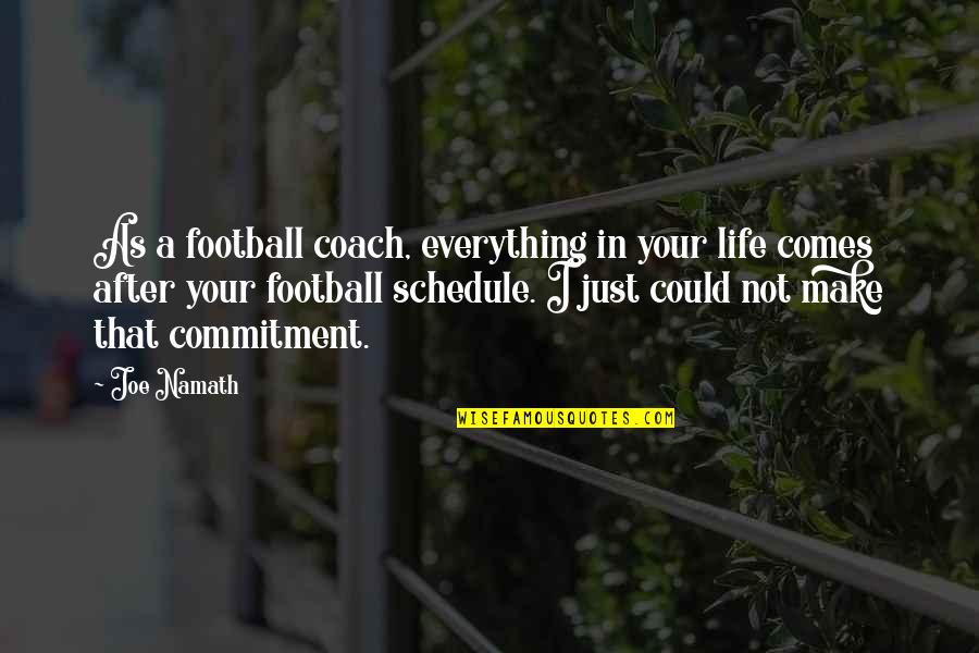 Php Slashes Quotes By Joe Namath: As a football coach, everything in your life Php Slashes Quotes By Joe Namath: As a football coach, everything in your life