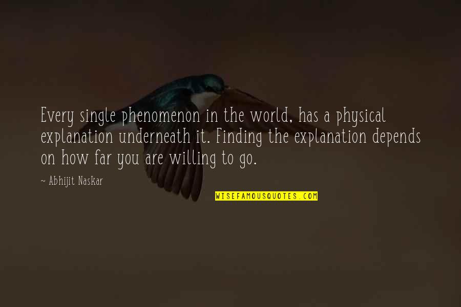 Physical World Quotes By Abhijit Naskar: Every single phenomenon in the world, has a