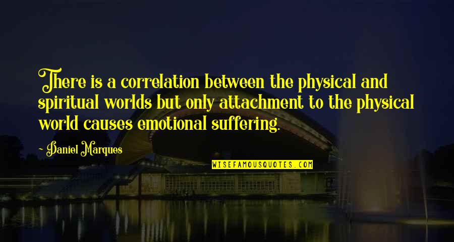 Physical World Quotes By Daniel Marques: There is a correlation between the physical and