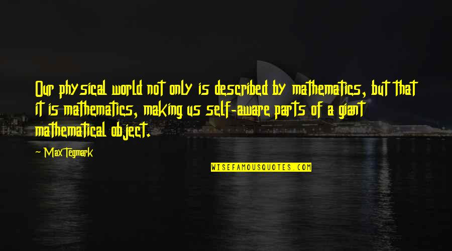 Physical World Quotes By Max Tegmark: Our physical world not only is described by