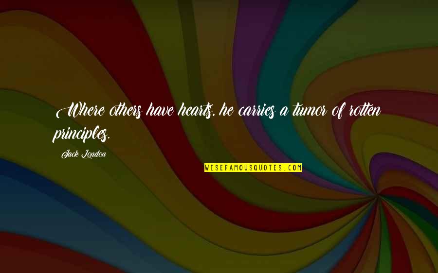 Pianetta Tahoe Quotes By Jack London: Where others have hearts, he carries a tumor
