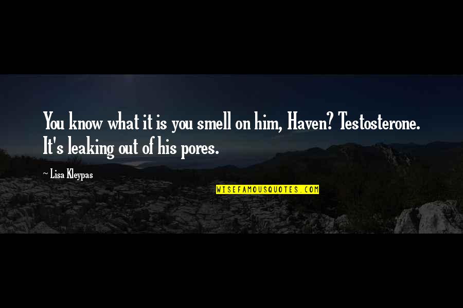 Pianure Vulcaniche Quotes By Lisa Kleypas: You know what it is you smell on