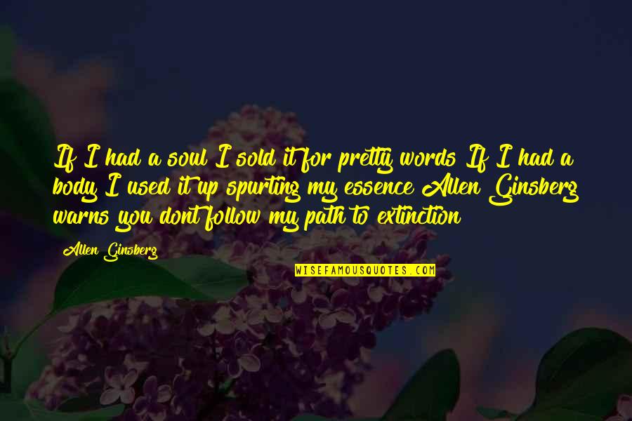 Piccininni Dentist Quotes By Allen Ginsberg: If I had a soul I sold it