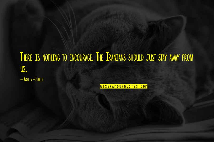 Piccione Vineyards Quotes By Adel Al-Jubeir: There is nothing to encourage. The Iranians should