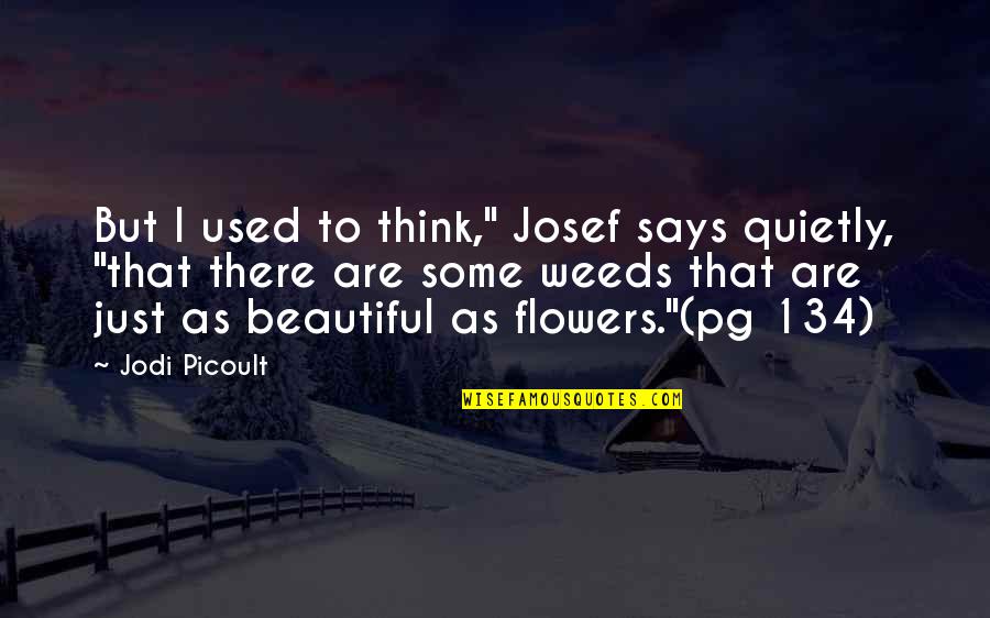 Picknickers Quotes By Jodi Picoult: But I used to think," Josef says quietly,