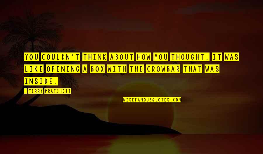 Pictures Of Rain And Quotes By Terry Pratchett: You couldn't think about how you thought. It Pictures Of Rain And Quotes By Terry Pratchett: You couldn't think about how you thought. It