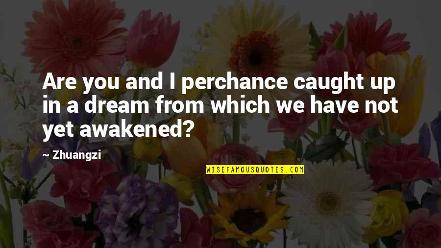 Piggle Quotes By Zhuangzi: Are you and I perchance caught up in