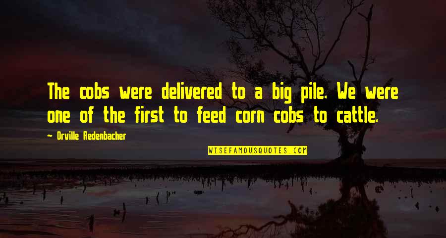 Pile Quotes By Orville Redenbacher: The cobs were delivered to a big pile. Pile Quotes By Orville Redenbacher: The cobs were delivered to a big pile.