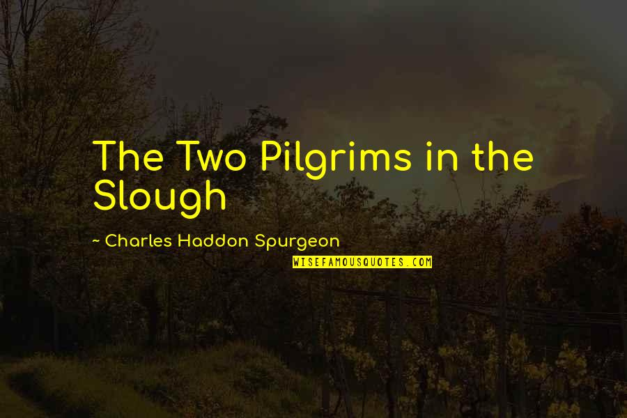 Pilgrims Quotes By Charles Haddon Spurgeon: The Two Pilgrims in the Slough