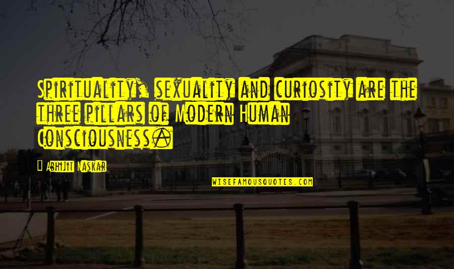 Pillars Best Quotes By Abhijit Naskar: Spirituality, sexuality and curiosity are the three pillars Pillars Best Quotes By Abhijit Naskar: Spirituality, sexuality and curiosity are the three pillars