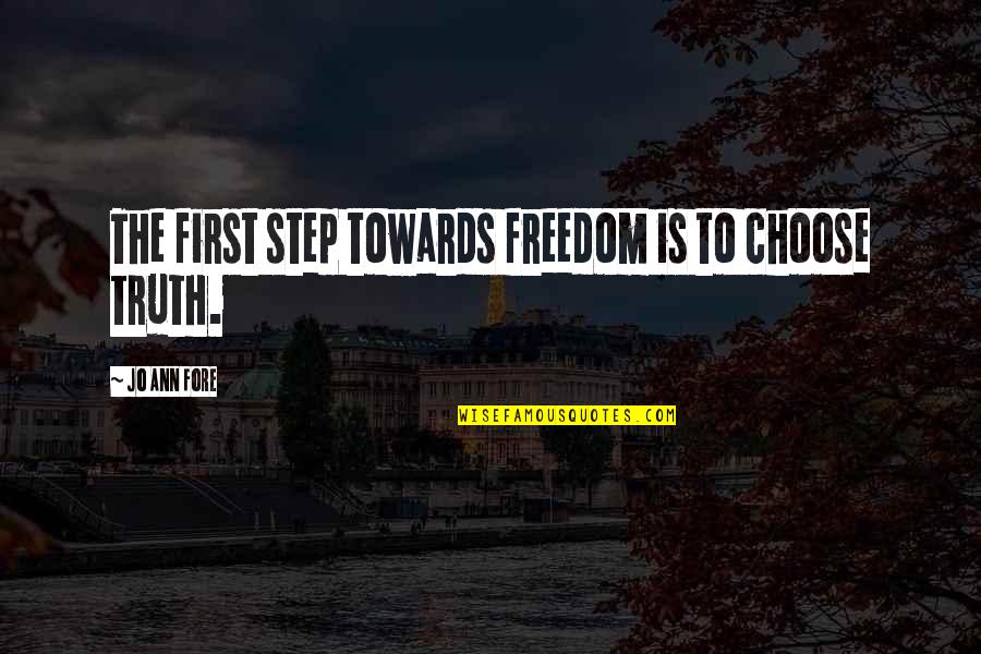 Pimp C Instagram Quotes By Jo Ann Fore: The first step towards freedom is to choose