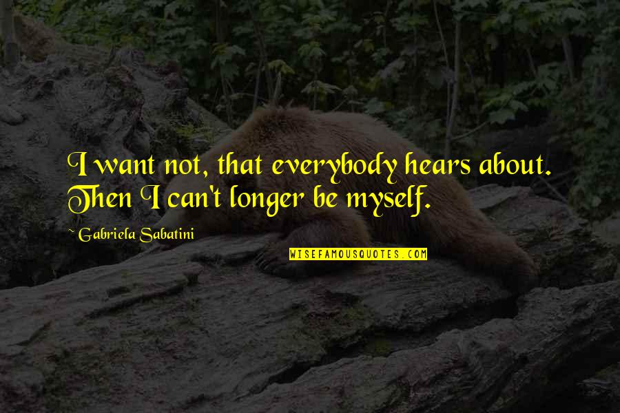 Pinarello Prince Quotes By Gabriela Sabatini: I want not, that everybody hears about. Then Pinarello Prince Quotes By Gabriela Sabatini: I want not, that everybody hears about. Then