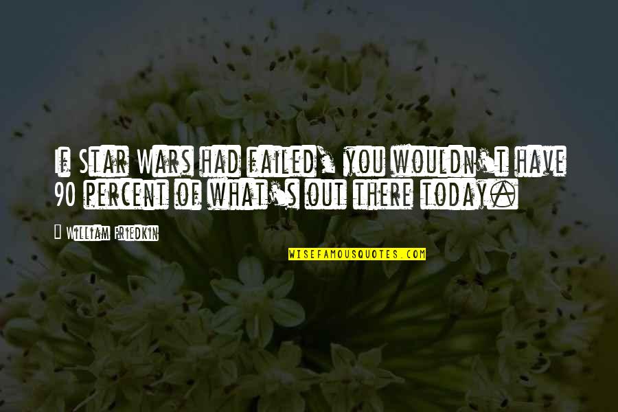 Pinioned Wings Quotes By William Friedkin: If Star Wars had failed, you wouldn't have