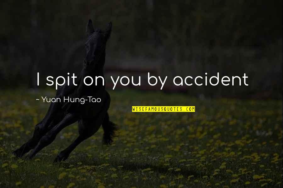 Pink Bunnies Quotes By Yuan Hung-Tao: I spit on you by accident