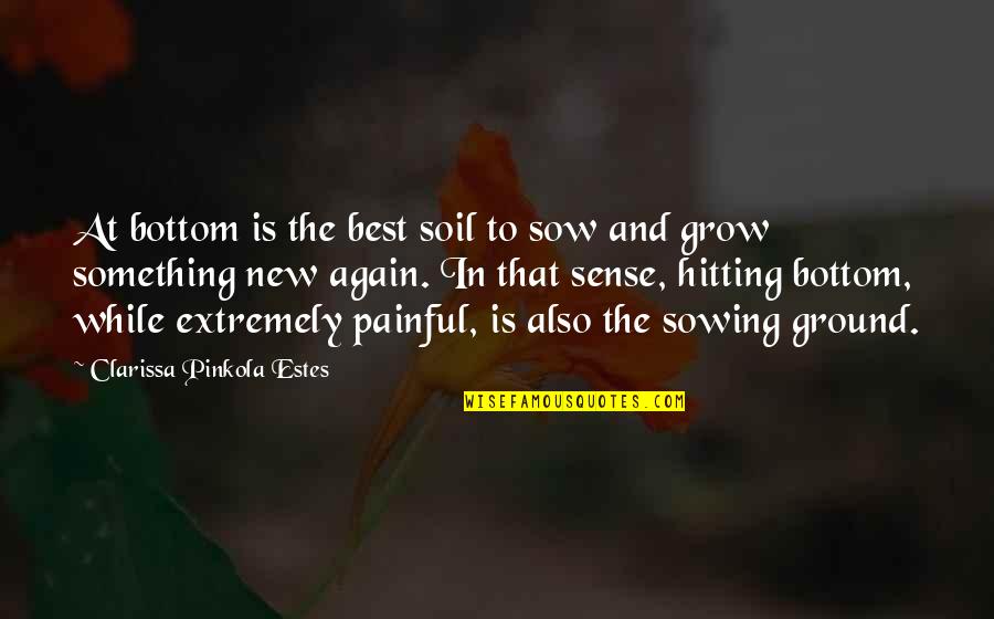 Pinkola Estes Quotes By Clarissa Pinkola Estes: At bottom is the best soil to sow