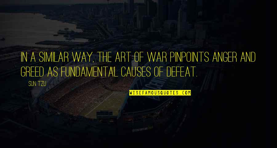 Pinpoints Quotes By Sun Tzu: In a similar way, The Art of War