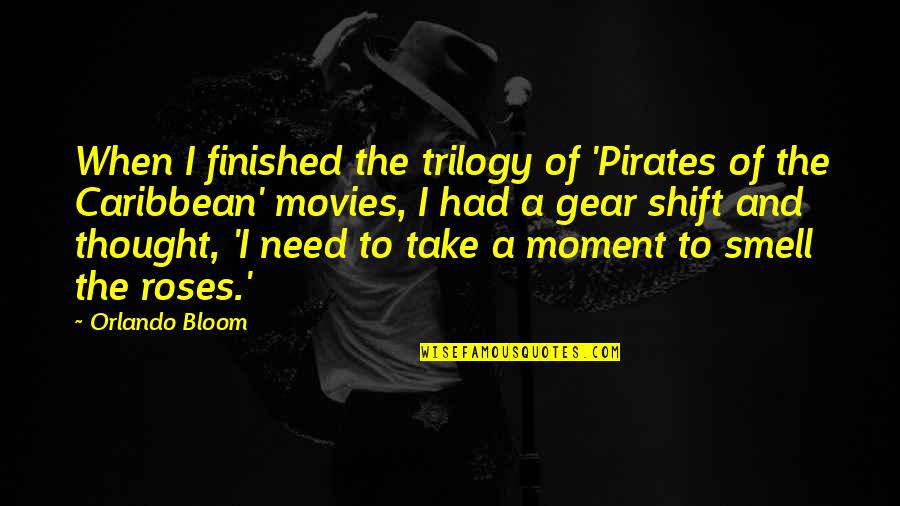 Pirates Of Caribbean Quotes By Orlando Bloom: When I finished the trilogy of 'Pirates of Pirates Of Caribbean Quotes By Orlando Bloom: When I finished the trilogy of 'Pirates of