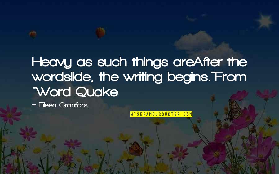 Pirates Of The Caribbean 4 Philip Quotes By Eileen Granfors: Heavy as such things areAfter the wordslide, the