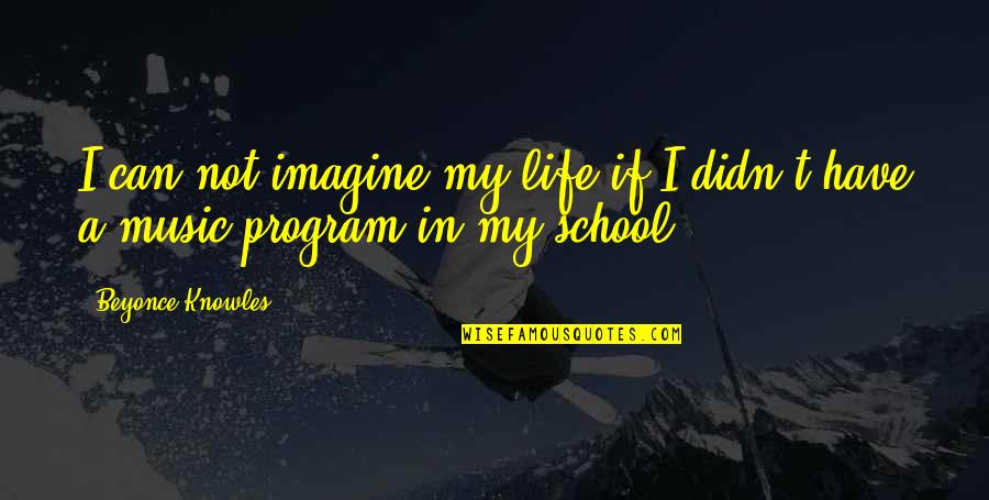 Pironti John Quotes By Beyonce Knowles: I can not imagine my life if I