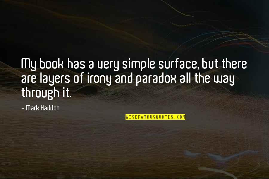 Pitotti Coffee Quotes By Mark Haddon: My book has a very simple surface, but Pitotti Coffee Quotes By Mark Haddon: My book has a very simple surface, but