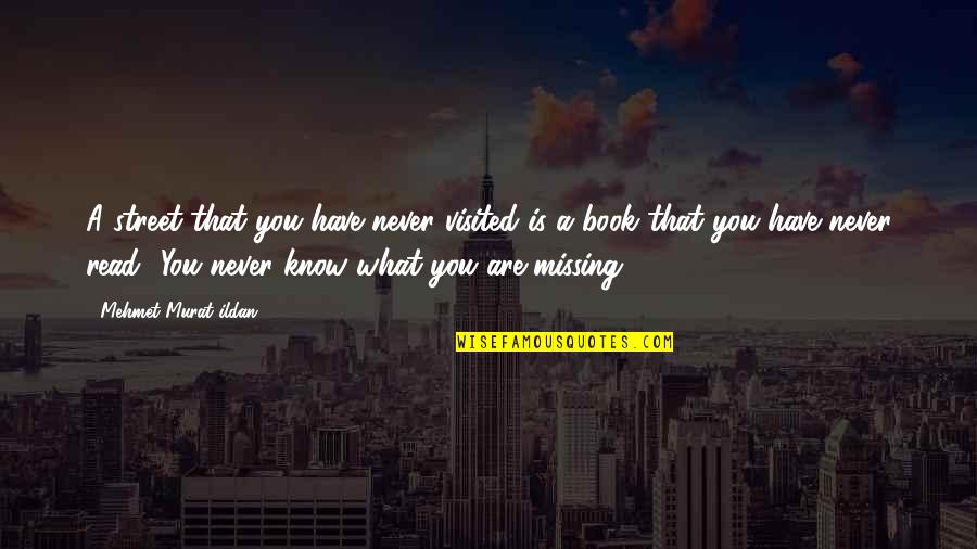 Pittoresk Quotes By Mehmet Murat Ildan: A street that you have never visited is Pittoresk Quotes By Mehmet Murat Ildan: A street that you have never visited is
