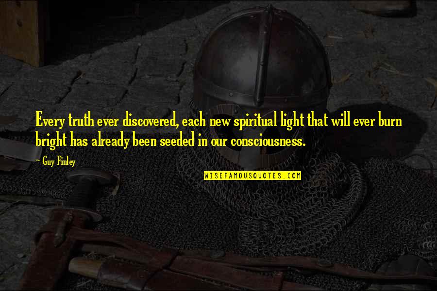 Pivovarnick Quotes By Guy Finley: Every truth ever discovered, each new spiritual light