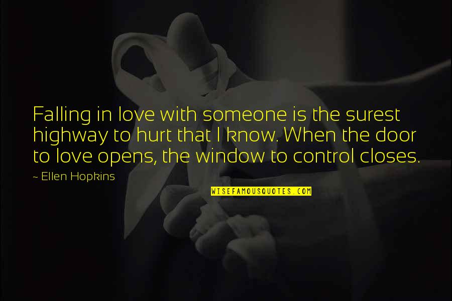 Pixellated Quotes By Ellen Hopkins: Falling in love with someone is the surest Pixellated Quotes By Ellen Hopkins: Falling in love with someone is the surest