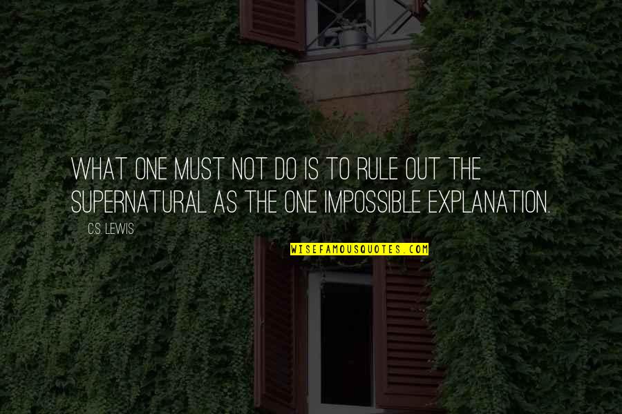 Piyo Motivational Quotes By C.S. Lewis: What one must not do is to rule