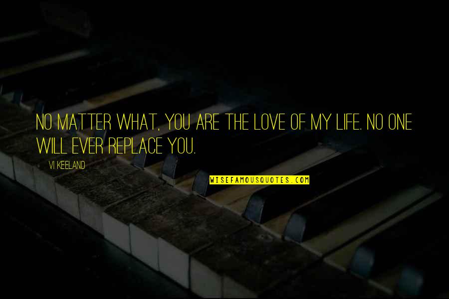 Pizarrones Digitales Quotes By Vi Keeland: No matter what, you are the love of