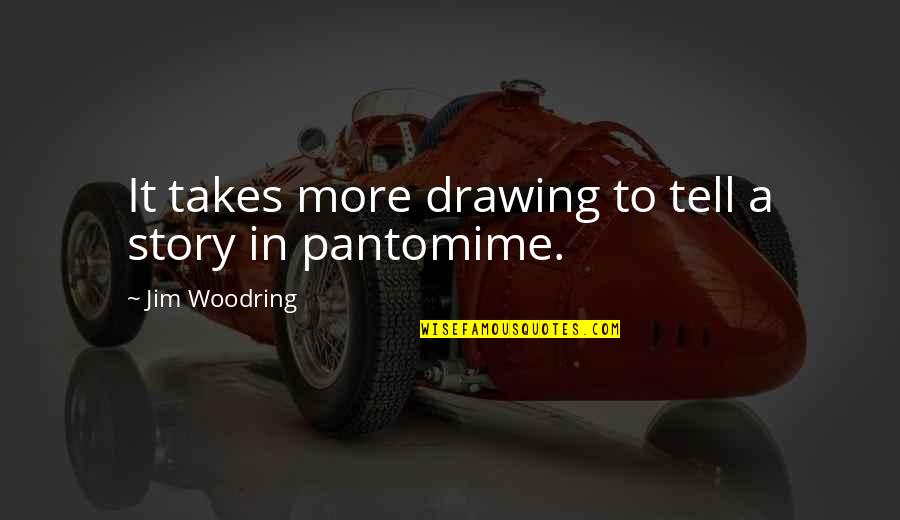 Pjerino Ru Evic Quotes By Jim Woodring: It takes more drawing to tell a story
