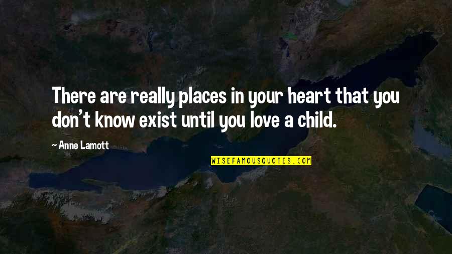 Places You Love Quotes By Anne Lamott: There are really places in your heart that