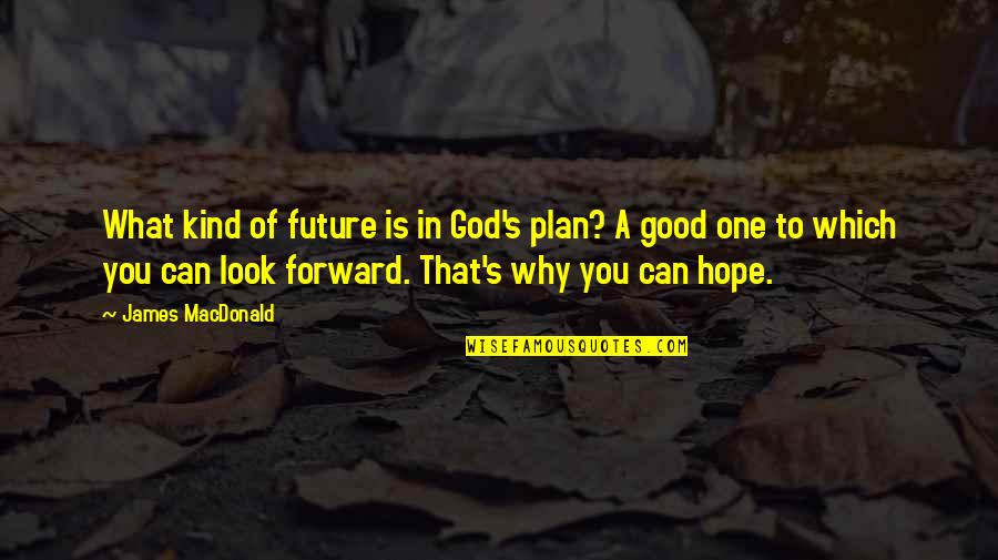 Plan For Your Future Quotes By James MacDonald: What kind of future is in God's plan? Plan For Your Future Quotes By James MacDonald: What kind of future is in God's plan?