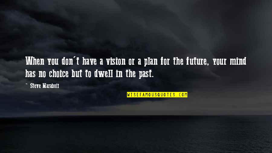 Plan For Your Future Quotes By Steve Maraboli: When you don't have a vision or a