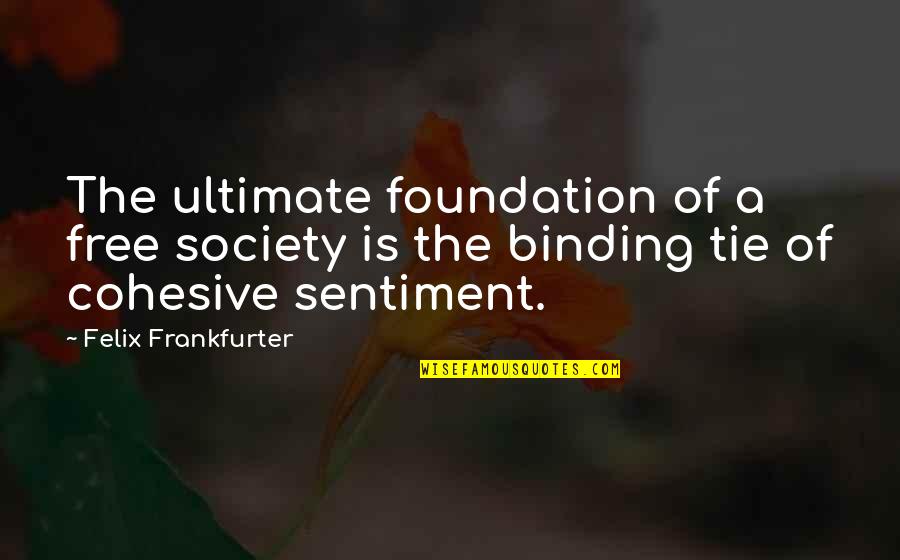 Planewise Quotes By Felix Frankfurter: The ultimate foundation of a free society is Planewise Quotes By Felix Frankfurter: The ultimate foundation of a free society is