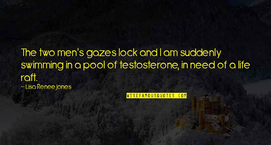 Planificacion Quotes By Lisa Renee Jones: The two men's gazes lock and I am