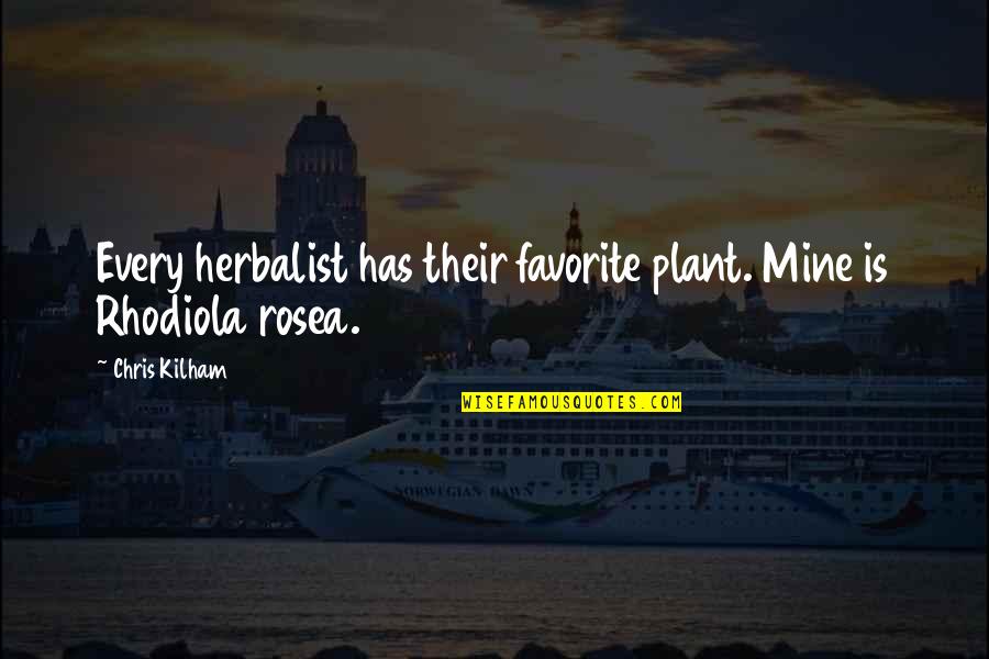 Plant Medicine Quotes By Chris Kilham: Every herbalist has their favorite plant. Mine is