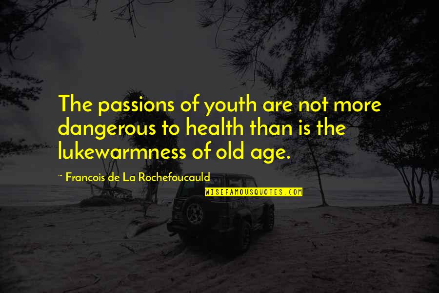 Plasterki Quotes By Francois De La Rochefoucauld: The passions of youth are not more dangerous
