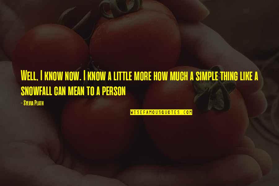 Plath Sylvia Quotes By Sylvia Plath: Well, I know now. I know a little