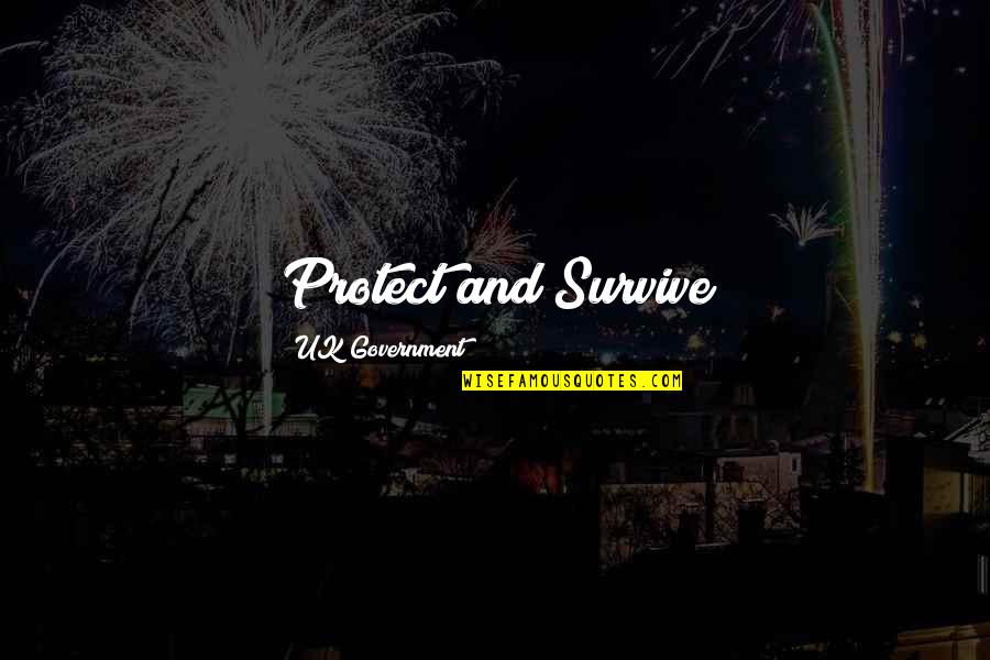 Playful Teasing Quotes By UK Government: Protect and Survive